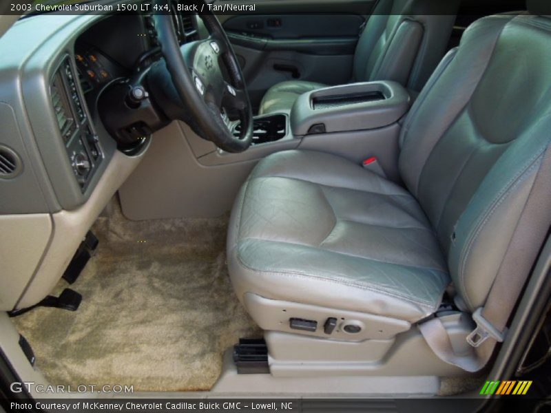 Black / Tan/Neutral 2003 Chevrolet Suburban 1500 LT 4x4
