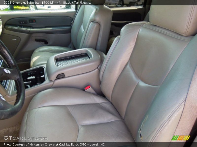 Black / Tan/Neutral 2003 Chevrolet Suburban 1500 LT 4x4