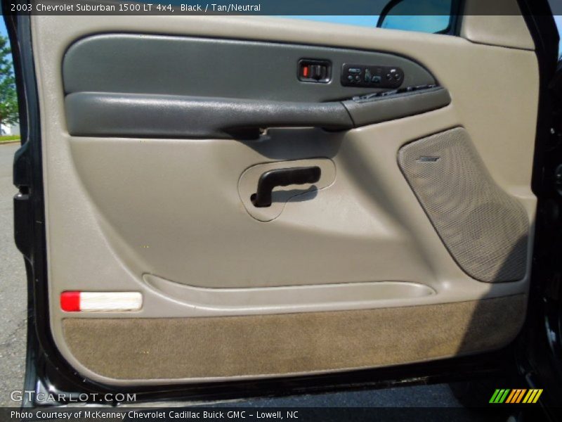 Black / Tan/Neutral 2003 Chevrolet Suburban 1500 LT 4x4