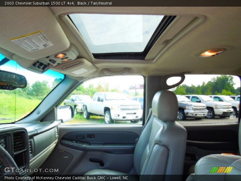 Black / Tan/Neutral 2003 Chevrolet Suburban 1500 LT 4x4