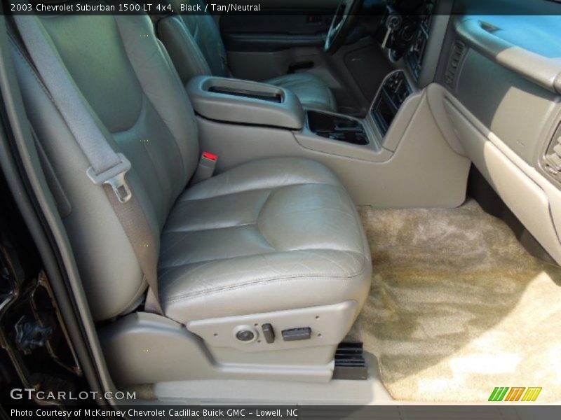 Black / Tan/Neutral 2003 Chevrolet Suburban 1500 LT 4x4