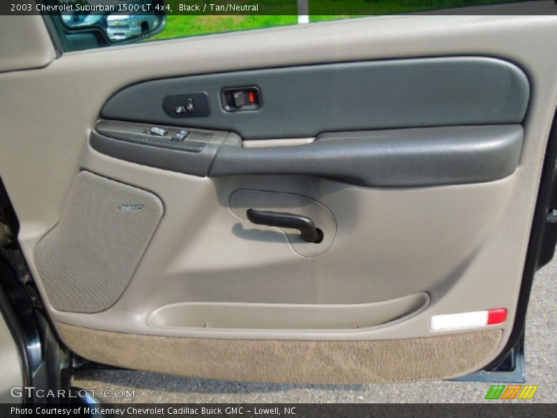 Black / Tan/Neutral 2003 Chevrolet Suburban 1500 LT 4x4