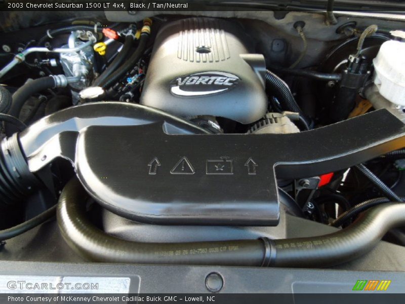 Black / Tan/Neutral 2003 Chevrolet Suburban 1500 LT 4x4