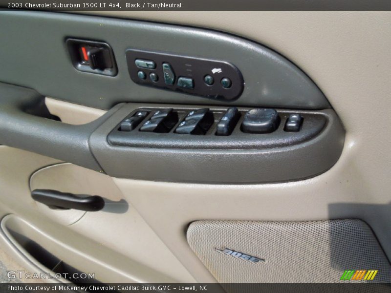 Black / Tan/Neutral 2003 Chevrolet Suburban 1500 LT 4x4