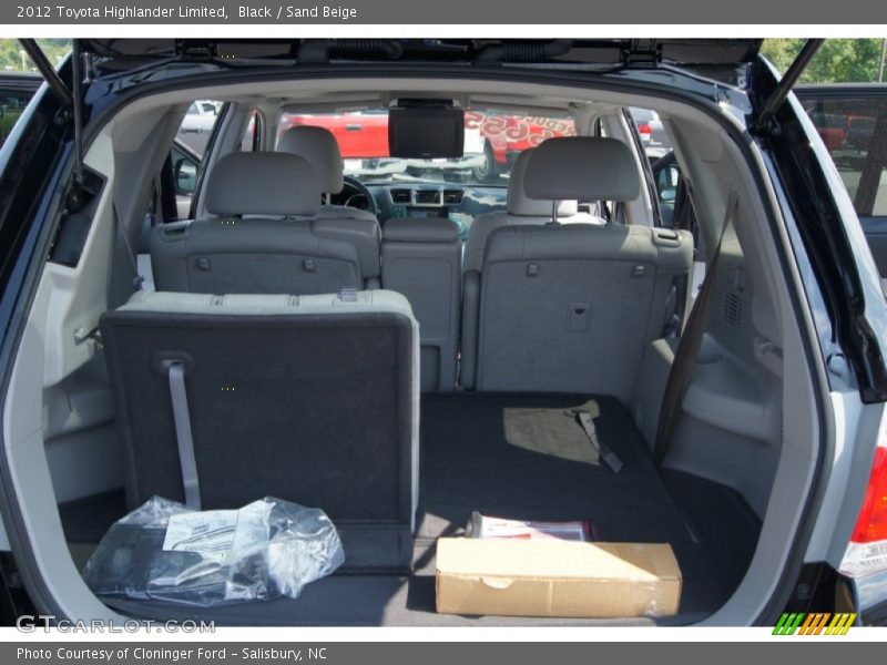 Black / Sand Beige 2012 Toyota Highlander Limited