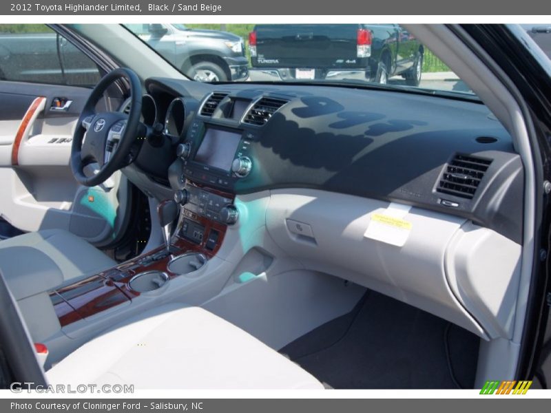 Black / Sand Beige 2012 Toyota Highlander Limited