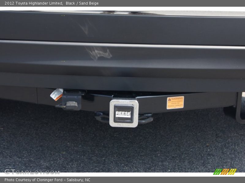 Black / Sand Beige 2012 Toyota Highlander Limited