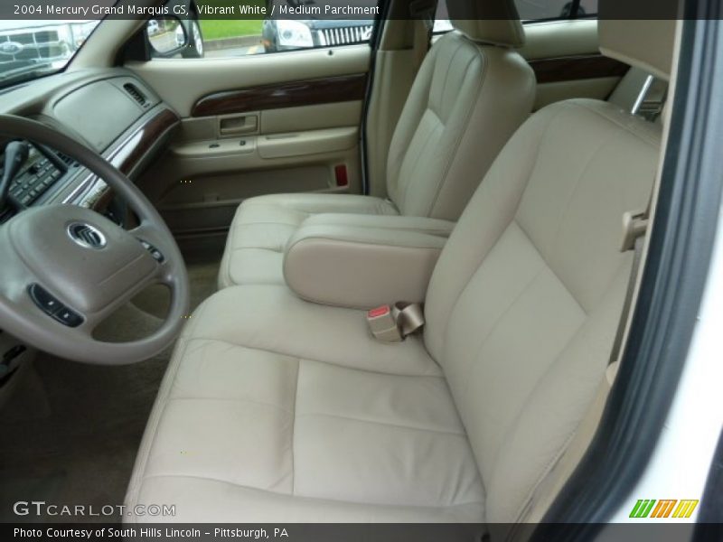 Vibrant White / Medium Parchment 2004 Mercury Grand Marquis GS