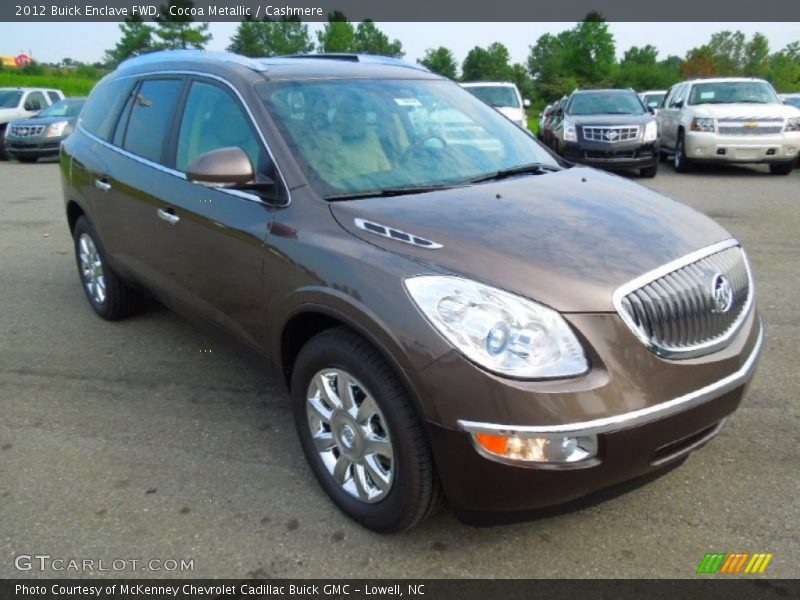 Cocoa Metallic / Cashmere 2012 Buick Enclave FWD