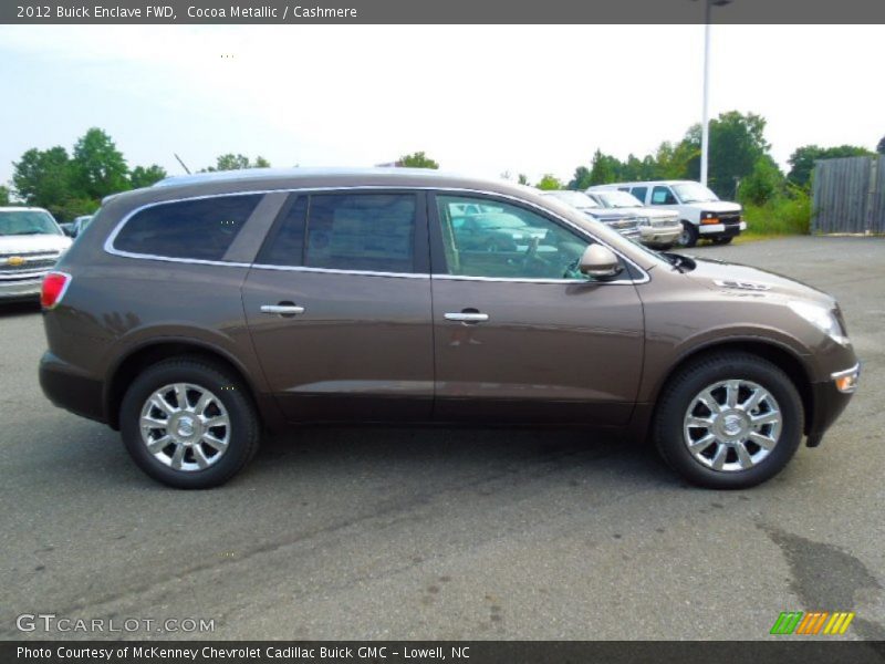 Cocoa Metallic / Cashmere 2012 Buick Enclave FWD