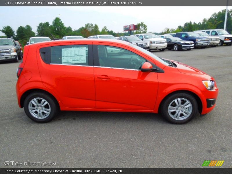  2012 Sonic LT Hatch Inferno Orange Metallic
