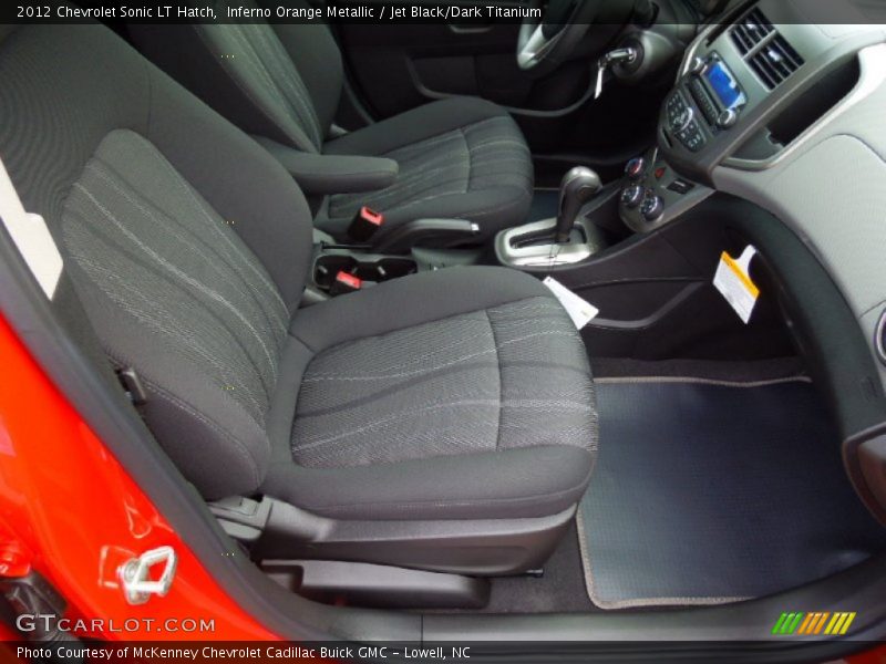  2012 Sonic LT Hatch Jet Black/Dark Titanium Interior