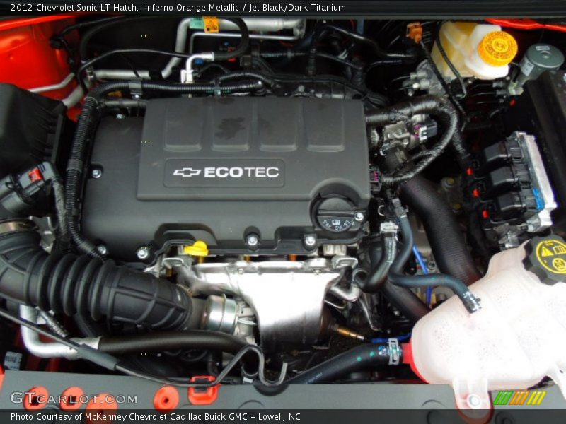  2012 Sonic LT Hatch Engine - 1.4 Liter DI Turbocharged DOHC 16-Valve VVT 4 Cylinder