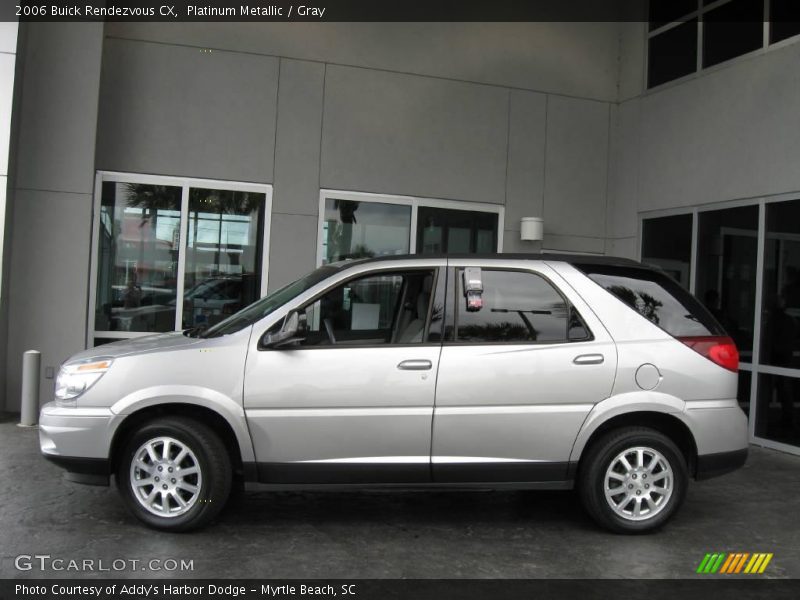 Platinum Metallic / Gray 2006 Buick Rendezvous CX