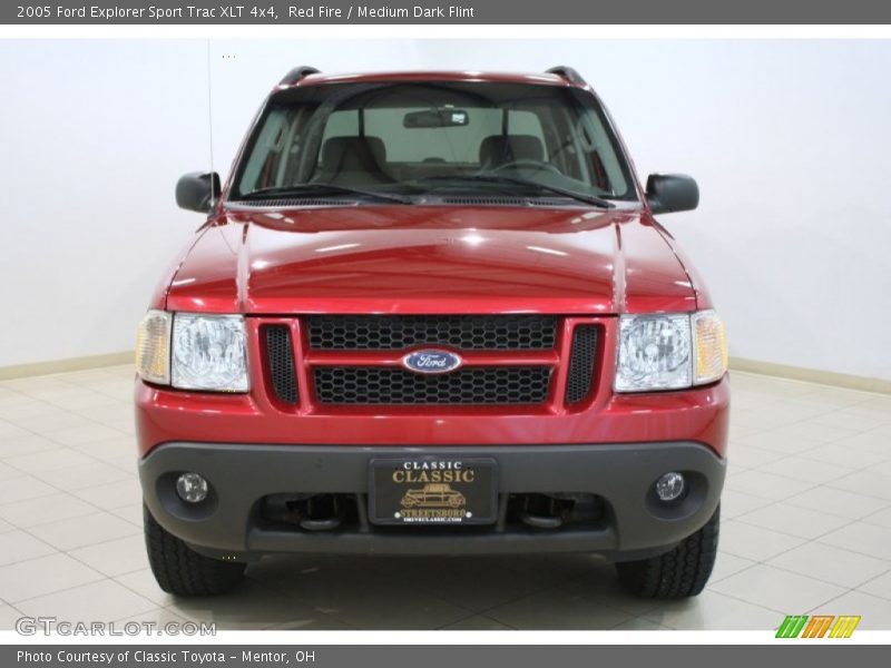 Red Fire / Medium Dark Flint 2005 Ford Explorer Sport Trac XLT 4x4