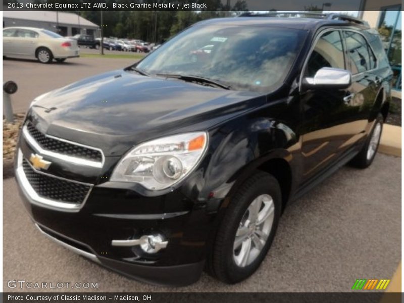 Black Granite Metallic / Jet Black 2013 Chevrolet Equinox LTZ AWD