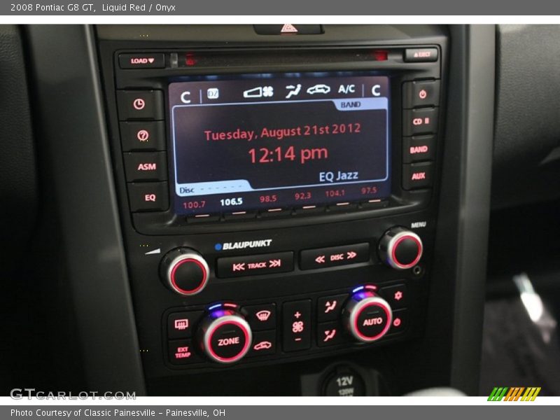 Audio System of 2008 G8 GT