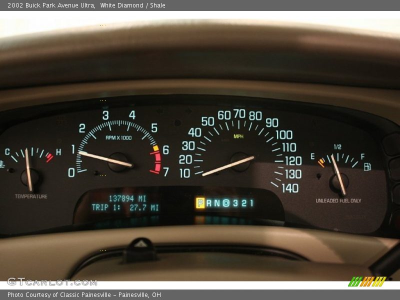  2002 Park Avenue Ultra Ultra Gauges