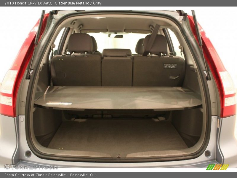 Glacier Blue Metallic / Gray 2010 Honda CR-V LX AWD