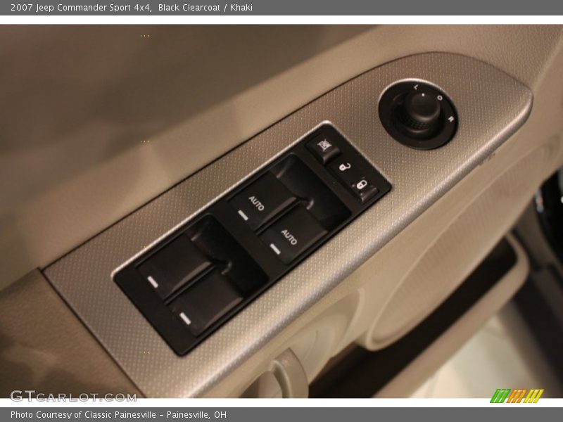 Black Clearcoat / Khaki 2007 Jeep Commander Sport 4x4