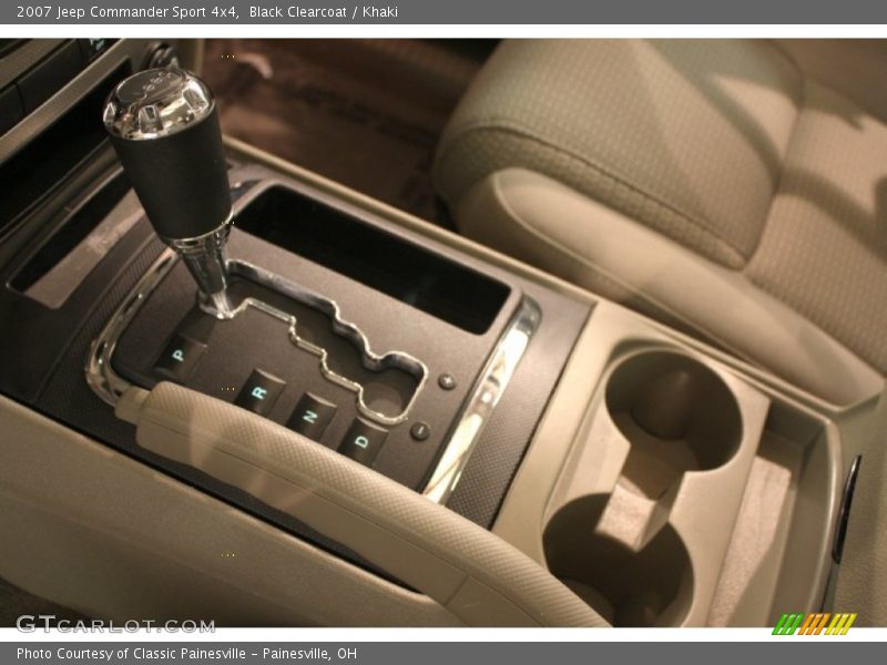 Black Clearcoat / Khaki 2007 Jeep Commander Sport 4x4