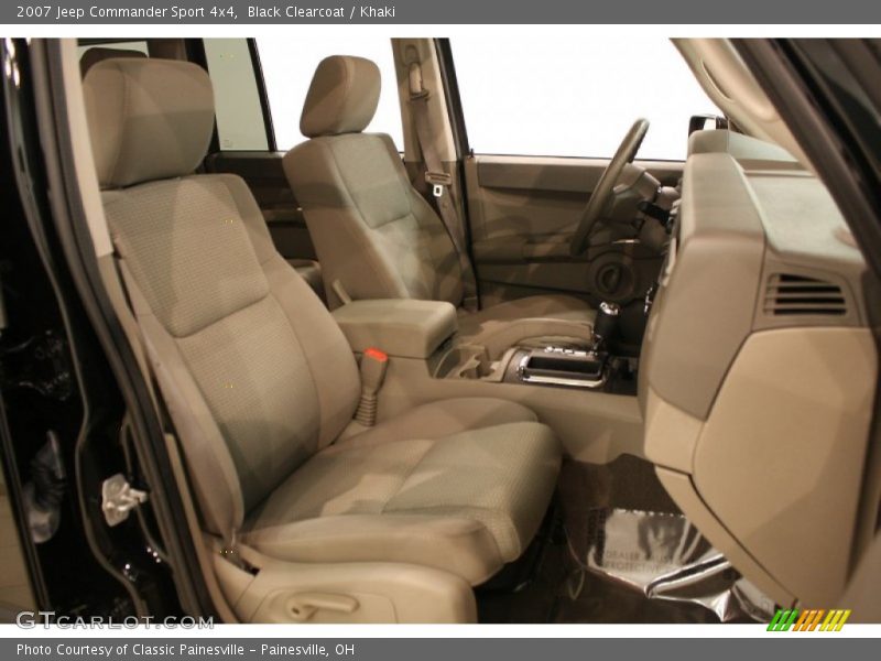 Black Clearcoat / Khaki 2007 Jeep Commander Sport 4x4