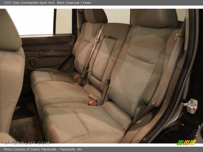 Black Clearcoat / Khaki 2007 Jeep Commander Sport 4x4