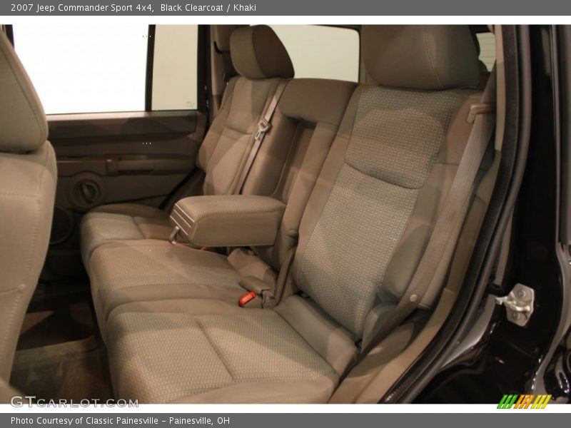 Black Clearcoat / Khaki 2007 Jeep Commander Sport 4x4