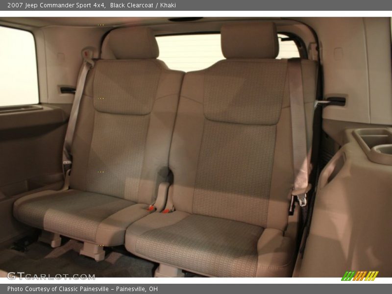 Black Clearcoat / Khaki 2007 Jeep Commander Sport 4x4