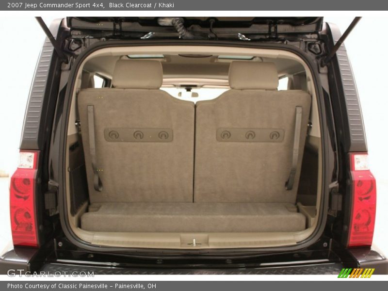 Black Clearcoat / Khaki 2007 Jeep Commander Sport 4x4