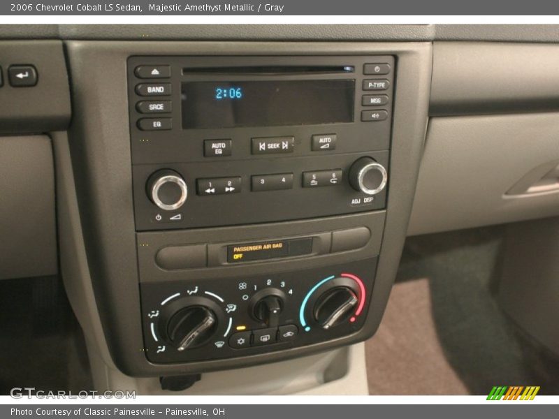 Controls of 2006 Cobalt LS Sedan
