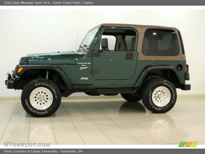  2000 Wrangler Sport 4x4 Forest Green Pearl