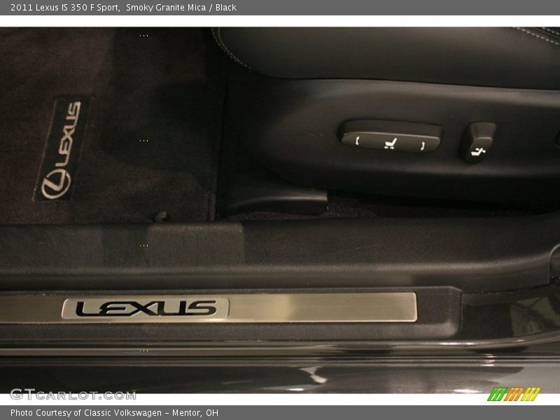 Smoky Granite Mica / Black 2011 Lexus IS 350 F Sport