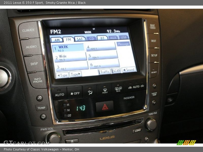 Audio System of 2011 IS 350 F Sport