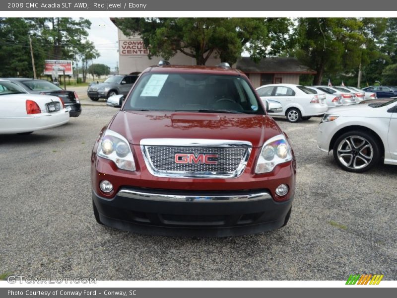 Red Jewel / Ebony 2008 GMC Acadia SLT AWD