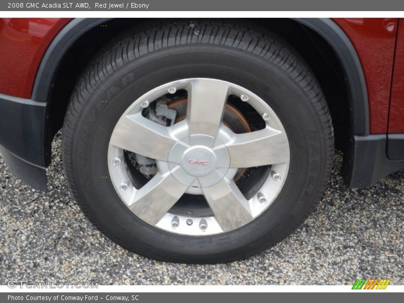 Red Jewel / Ebony 2008 GMC Acadia SLT AWD