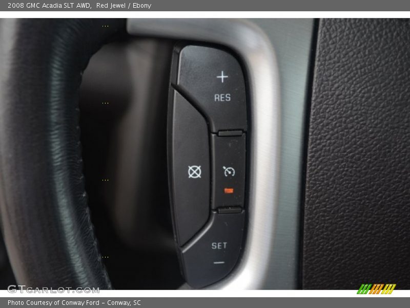Red Jewel / Ebony 2008 GMC Acadia SLT AWD