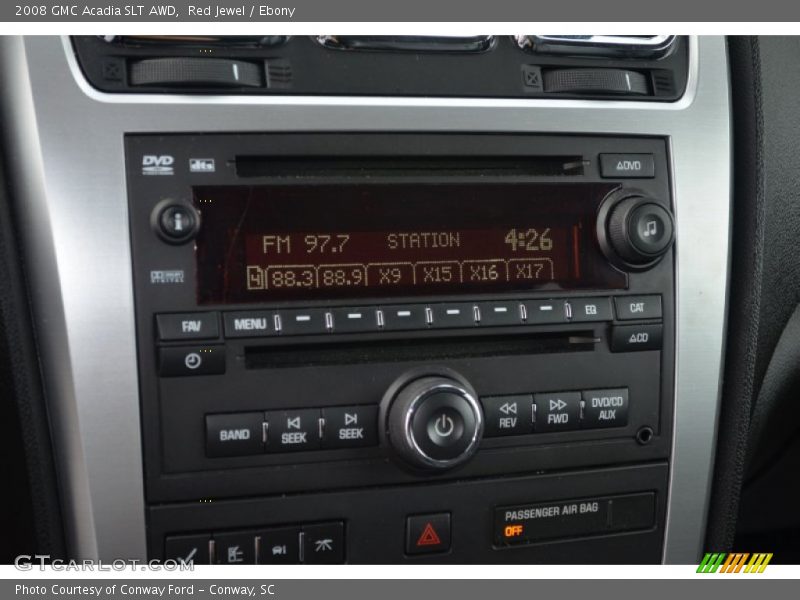 Red Jewel / Ebony 2008 GMC Acadia SLT AWD