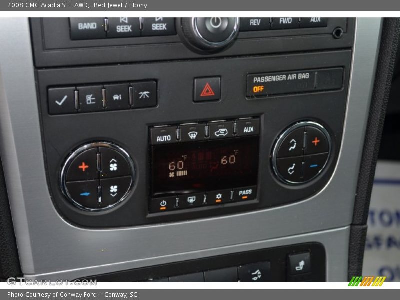 Red Jewel / Ebony 2008 GMC Acadia SLT AWD
