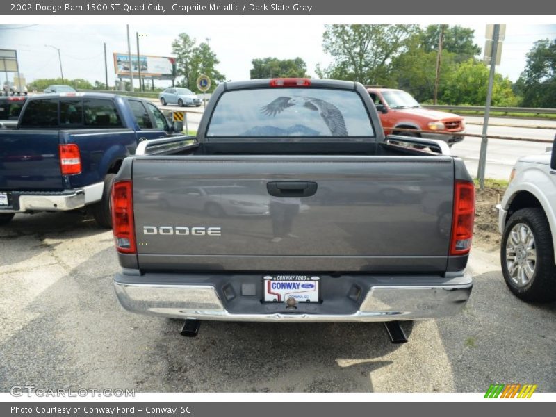 Graphite Metallic / Dark Slate Gray 2002 Dodge Ram 1500 ST Quad Cab