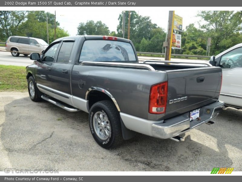 Graphite Metallic / Dark Slate Gray 2002 Dodge Ram 1500 ST Quad Cab