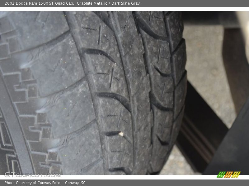 Graphite Metallic / Dark Slate Gray 2002 Dodge Ram 1500 ST Quad Cab