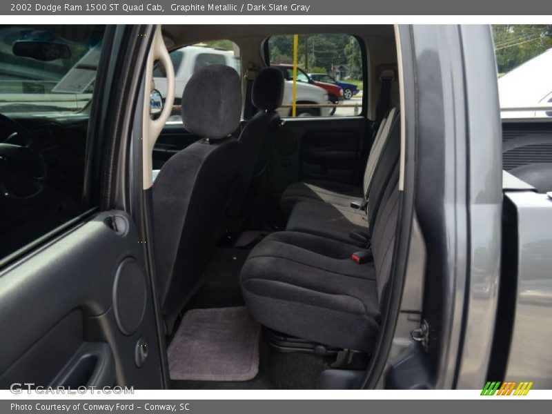 Graphite Metallic / Dark Slate Gray 2002 Dodge Ram 1500 ST Quad Cab