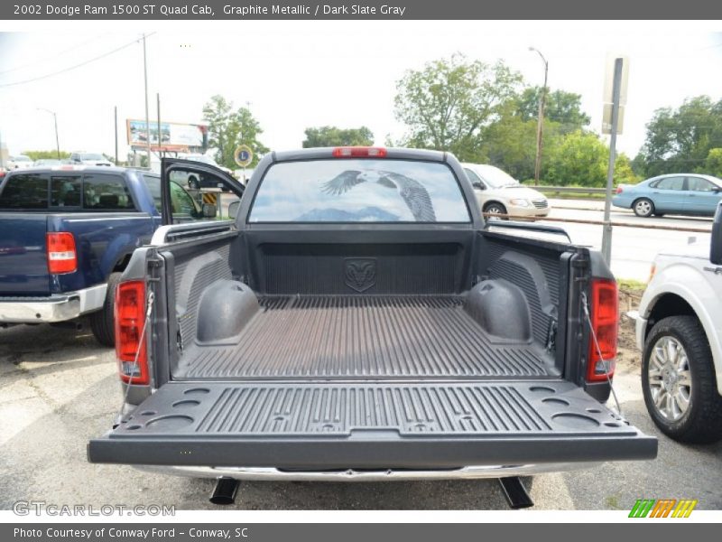 Graphite Metallic / Dark Slate Gray 2002 Dodge Ram 1500 ST Quad Cab