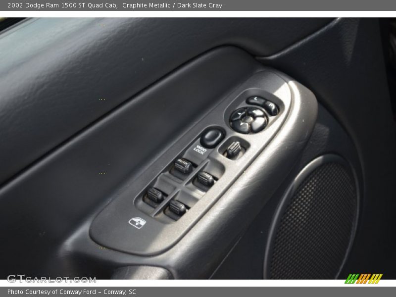 Graphite Metallic / Dark Slate Gray 2002 Dodge Ram 1500 ST Quad Cab