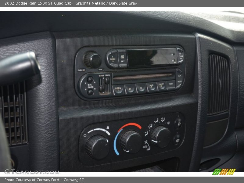 Graphite Metallic / Dark Slate Gray 2002 Dodge Ram 1500 ST Quad Cab