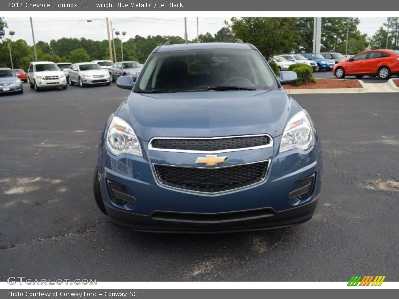 Twilight Blue Metallic / Jet Black 2012 Chevrolet Equinox LT