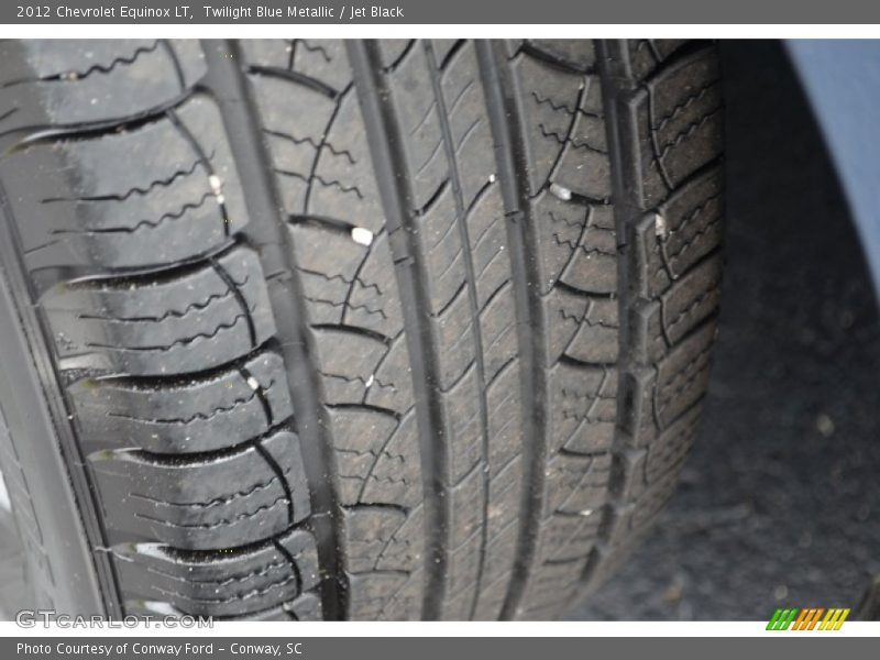 Twilight Blue Metallic / Jet Black 2012 Chevrolet Equinox LT