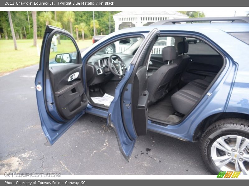 Twilight Blue Metallic / Jet Black 2012 Chevrolet Equinox LT