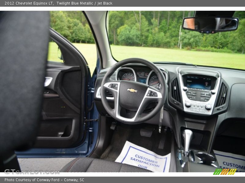 Twilight Blue Metallic / Jet Black 2012 Chevrolet Equinox LT